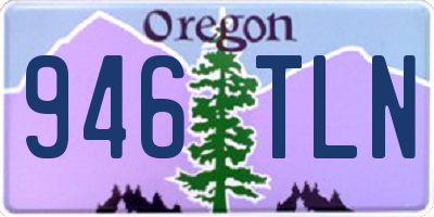 OR license plate 946TLN