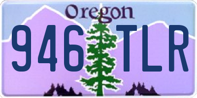 OR license plate 946TLR