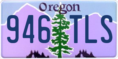 OR license plate 946TLS