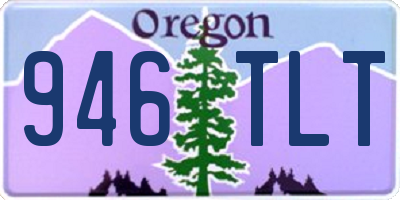 OR license plate 946TLT