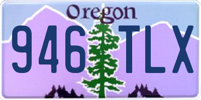OR license plate 946TLX