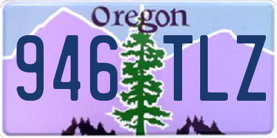 OR license plate 946TLZ