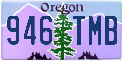 OR license plate 946TMB