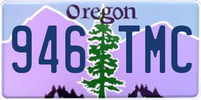 OR license plate 946TMC