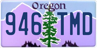 OR license plate 946TMD