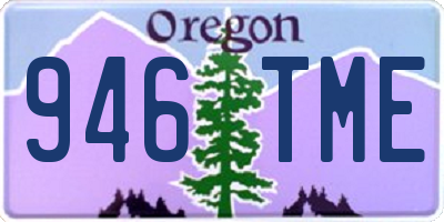OR license plate 946TME
