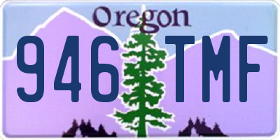 OR license plate 946TMF