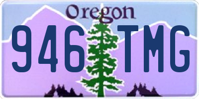 OR license plate 946TMG