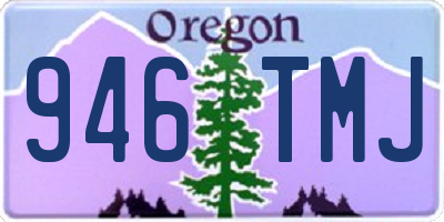 OR license plate 946TMJ