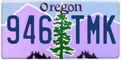 OR license plate 946TMK