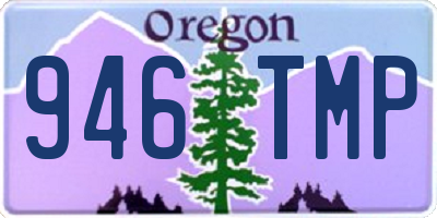 OR license plate 946TMP