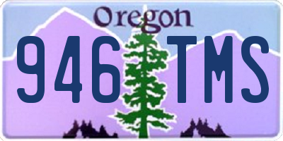 OR license plate 946TMS