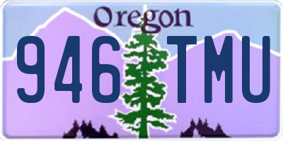 OR license plate 946TMU