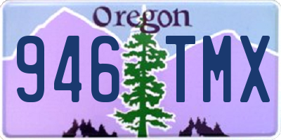 OR license plate 946TMX