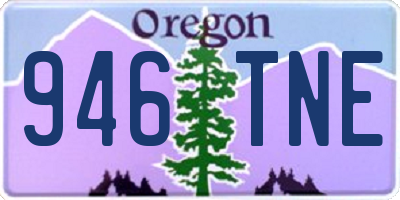 OR license plate 946TNE
