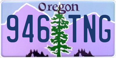 OR license plate 946TNG