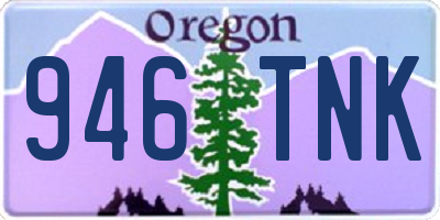 OR license plate 946TNK