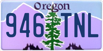 OR license plate 946TNL