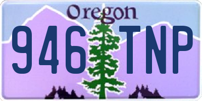 OR license plate 946TNP