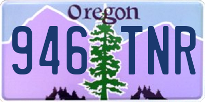 OR license plate 946TNR