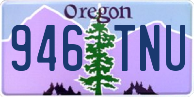 OR license plate 946TNU
