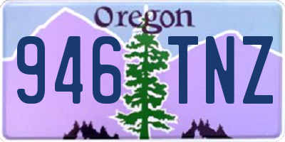 OR license plate 946TNZ