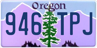 OR license plate 946TPJ