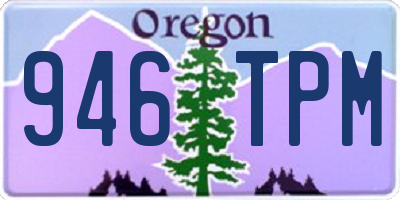 OR license plate 946TPM