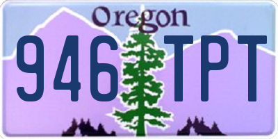 OR license plate 946TPT