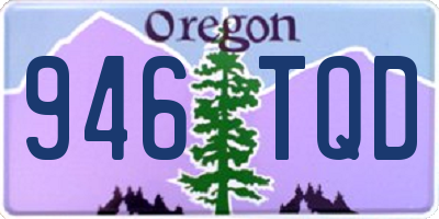 OR license plate 946TQD