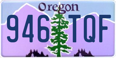 OR license plate 946TQF