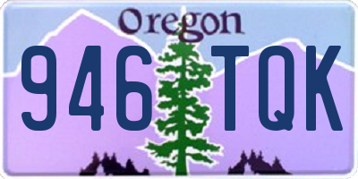 OR license plate 946TQK
