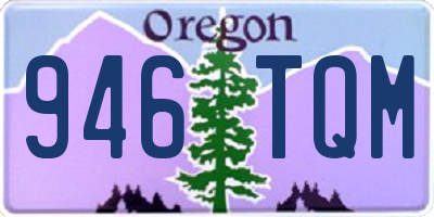 OR license plate 946TQM