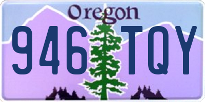OR license plate 946TQY