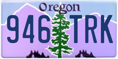 OR license plate 946TRK