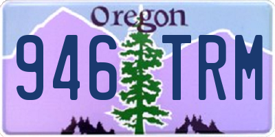 OR license plate 946TRM
