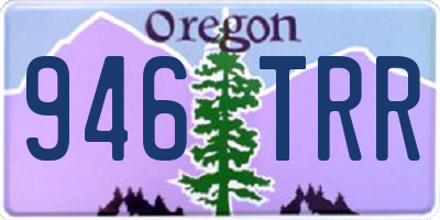 OR license plate 946TRR