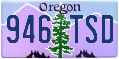 OR license plate 946TSD