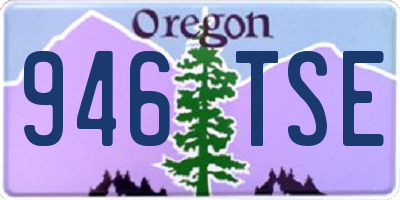 OR license plate 946TSE