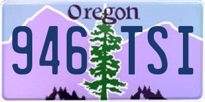 OR license plate 946TSI