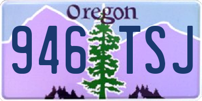 OR license plate 946TSJ