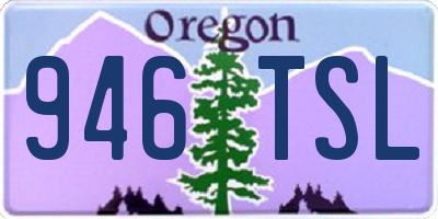OR license plate 946TSL