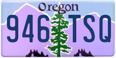 OR license plate 946TSQ