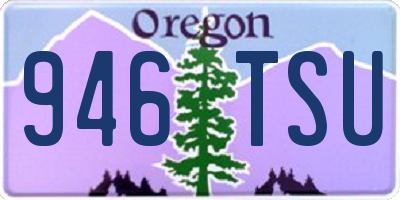OR license plate 946TSU