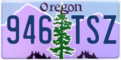 OR license plate 946TSZ