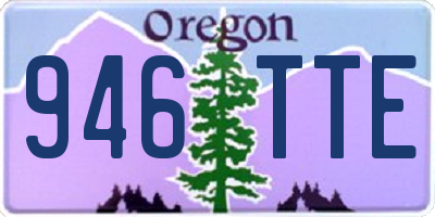 OR license plate 946TTE