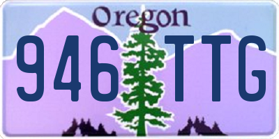 OR license plate 946TTG