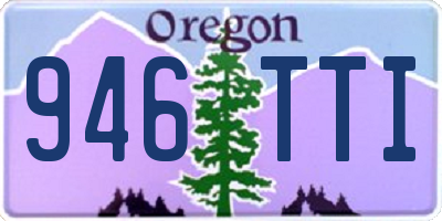 OR license plate 946TTI