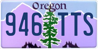 OR license plate 946TTS