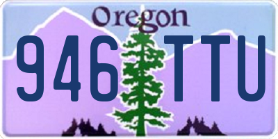 OR license plate 946TTU
